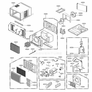 Part Location Diagram of MDD62482902 LG ESCUTCHEON