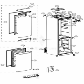 Part Location Diagram of EBR76347624 LG PCB ASSEMBLY,MAIN