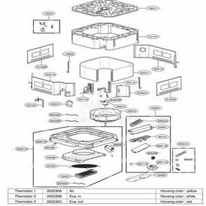 Part Location Diagram of EBR57705304 LG PCB ASSEMBLY,SUB