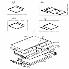 Part Location Diagram of ACQ90063001 LG COVER ASSEMBLY,TRAY