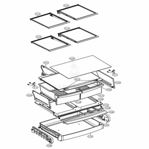 Refrigerator Parts Diagram and Parts List for LFC24770SW ASWCNA4 LG Refrigerator