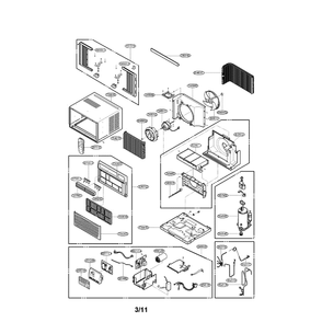 Part Location Diagram of AET73671601 LG INSTALL PART ASSEMBLY,SINGLE