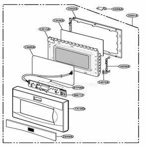 Part Location Diagram of 3506W1A466A LG MEMBRANE