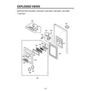 Section 7 Diagram and Parts List for LRSC26920SW ASWCLGA LG Refrigerator