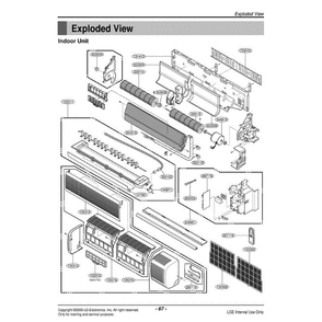 Section Diagram and Parts List for LSN301HE AMBAEUS LG Air Conditioner