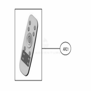 Remote Controller Assembly Diagram and Parts List for CR5765GD AMGELGA LG Canister Vacuum