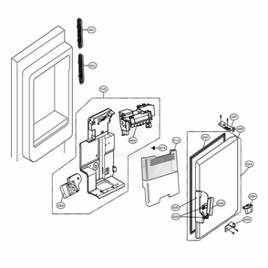 Part Location Diagram of EAU607838013 LG Part: EAU607838013