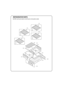 Refrigerator Parts Diagram and Parts List for GC-B258USNP ASTCSE5 LG Refrigerator