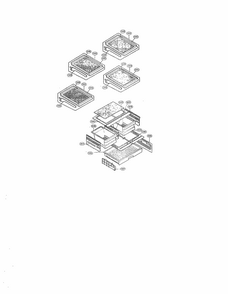 Refrigerator Parts Diagram and Parts List for 79570329310  Kenmore Refrigerator