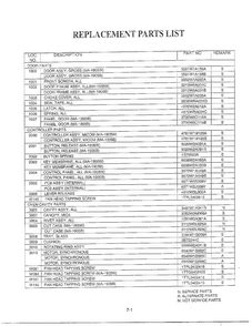 Complete Microwave Assembly Page 7 Diagram and Parts List for MA-1905W  LG Microwave