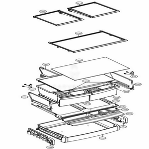 Refrigerator Parts Diagram and Parts List for 79043 ASTCSE2 LG Refrigerator