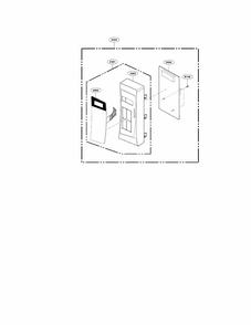 Control Panel Parts Diagram and Parts List for 72166222011  Kenmore Microwave