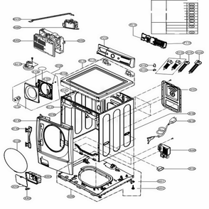 Part Location Diagram of MHK61888720 LG SHEET,INSTALLATION