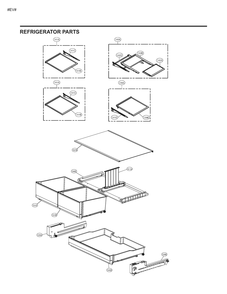 Refrigerator Parts Diagram and Parts List for GM-L258NSXM ASTCSE0 LG Refrigerator