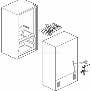 Icemaker Parts Diagram and Parts List for 78043 ASTCSE1 LG Refrigerator