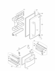 Valve And Water Parts Diagram and Parts List for 79578094901  Kenmore Refrigerator