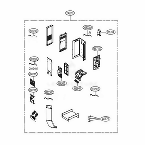 Main 2 Diagram and Parts List for LUU428HV EWGBEUS LG Air Conditioner