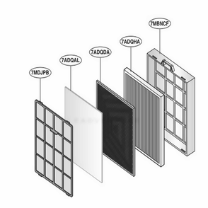 Main Diagram and Parts List for PHU459WN AWHGEXP LG Air Conditioner