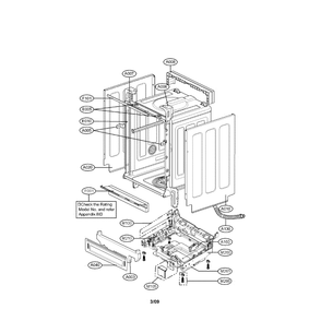 Part Location Diagram of W10282479 LG Affresh Dishwasher Cleaner