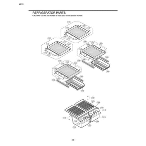 Section 5 Diagram and Parts List for LRBC22544SB AWBCLGR LG Refrigerator