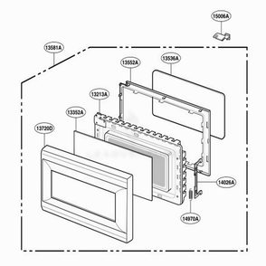 Part Location Diagram of MKC42702801 LG WINDOW,SCREEN