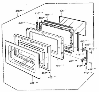 Part Location Diagram of 504209 LG Panel