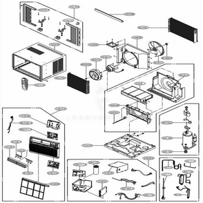 Part Location Diagram of AAN73030705 LG BASE ASSEMBLY,SINGLE