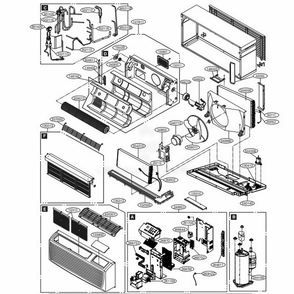 Part Location Diagram of 4811A20019A LG BRACKET ASSEMBLY