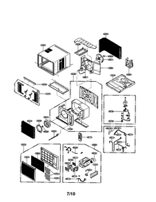 Part Location Diagram of 4900AR7265B LG Damper,Vent