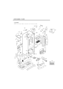 Diagram 1 Diagram and Parts List for GC-L258VSXM ASTCNA0 LG Refrigerator