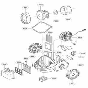 Part Location Diagram of 5231FI2516A LG FILTER ASSEMBLY,CLEAN