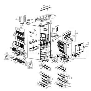 Part Location Diagram of EBR82076002 LG PCB ASSEMBLY,SUB