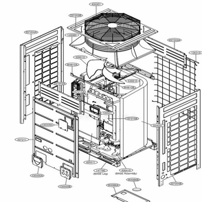 Main 2 Diagram and Parts List for ARUB120LTE4 EWGBLEU LG Air Conditioner