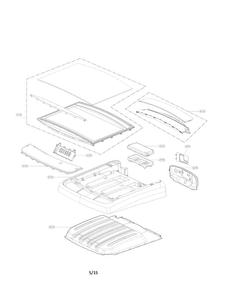 Control Panel Parts Diagram and Parts List for DLEY1701VE  LG Dryer