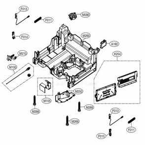 Base Assembly Diagram and Parts List for LDT7808SS ASSESNA LG Dishwasher