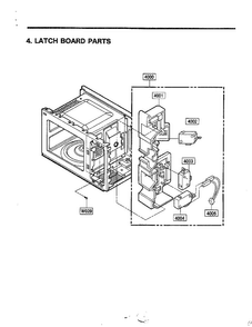 Complete Microwave Assembly Page 5 Diagram and Parts List for MA-1164M  LG Microwave