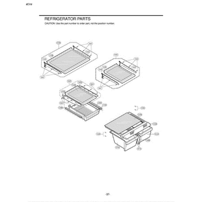 Section 2 Diagram and Parts List for LRBN20512SW ASWCLGA LG Refrigerator