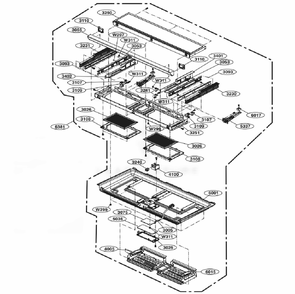 Base Plate Parts Diagram and Parts List for LMHM2237BD CB1ELGA LG Microwave