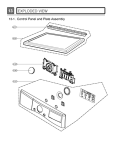 Diagram 1 Diagram and Parts List for DLE3470W ABWEUUS LG Dryer