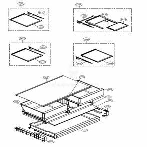 Refrigerator Parts Diagram and Parts List for 73107 ASBCSE0 LG Refrigerator