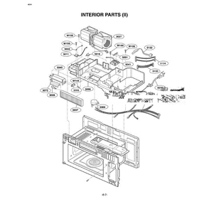 Section 5 Diagram and Parts List for LMVM1955SW AWHELGA LG Microwave Oven Combo