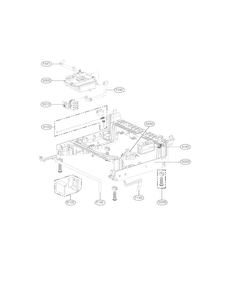 Base Assembly Parts Diagram and Parts List for LDF8874ST  LG Dishwasher
