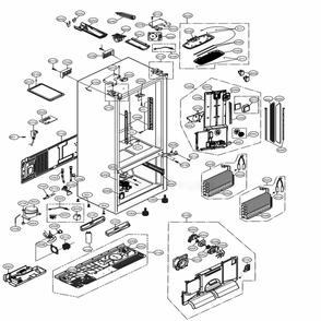 Part Location Diagram of EBR78940614 LG PCB ASSEMBLY,MAIN