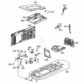 Part Location Diagram of EAD62026071 LG POWER CORD ASSEMBLY