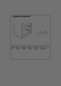 Ice Maker And Ice Bin Parts Diagram and Parts List for GR-B318LQTM ANSCSE1 LG Refrigerator