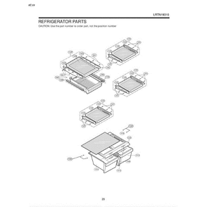 Section 5 Diagram and Parts List for LRTN19310BQ ABICLGA LG Refrigerator