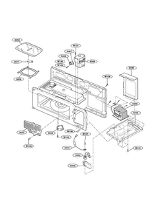 Part Location Diagram of 3740W1A021A LG SUPPORTER