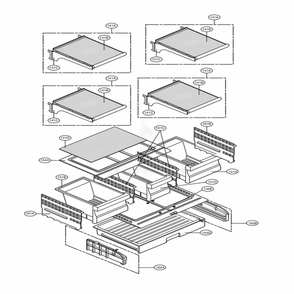 Refrigerator Parts Diagram and Parts List for LFC21776ST ASTCNA4 LG Refrigerator
