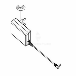 Adapter Diagram and Parts List for A900BM BBKELGA LG Upright Vacuum