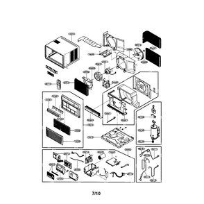 Part Location Diagram of 3831A10020M LG Escutcheon